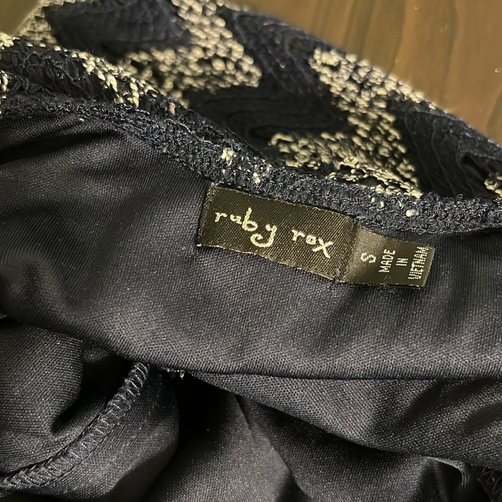 Ruby Rox navy dress size small - Picture 4 of 4